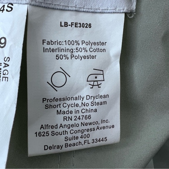 Alfred Angelo Green Strapless Dress Size 12 Cocktail Formal Black Tie - Picture 7 of 9